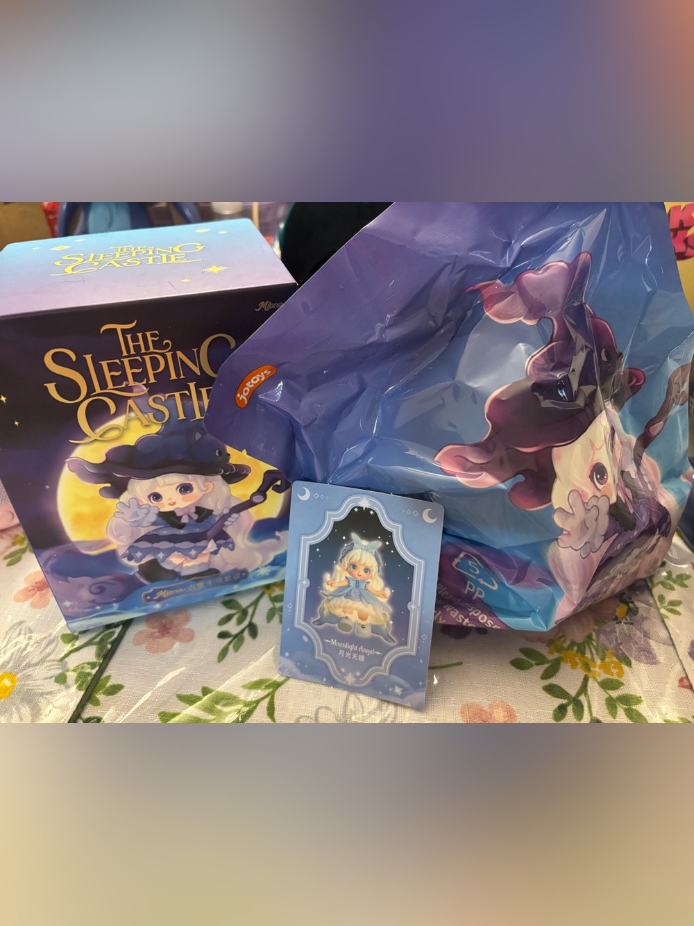 The Sleeping Castle Collectible Figurine - Lavender & Gold